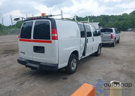 2012 Chevrolet Express 2500 Work Van from USA, damaged, VIN 1GCWGFCA9C1140804
